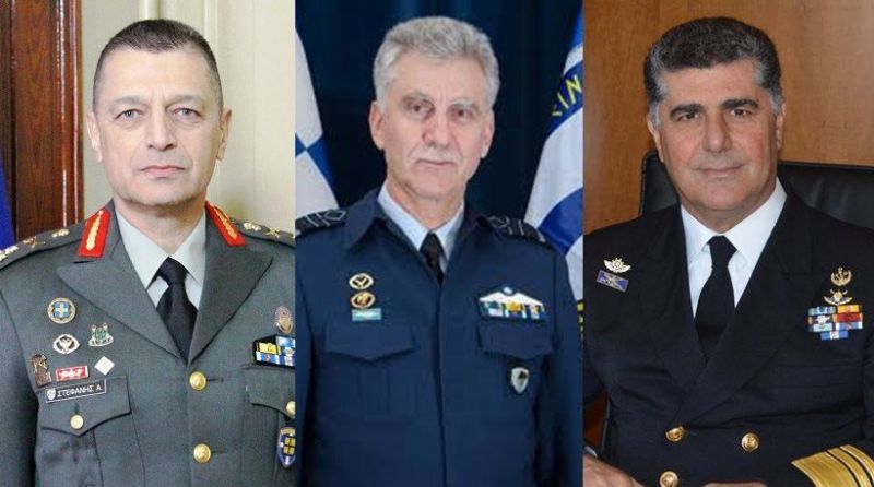 ΚΥΣΕΑ: Άλλαξαν και οι τρεις αρχηγοί των Γενικών Επιτελειών