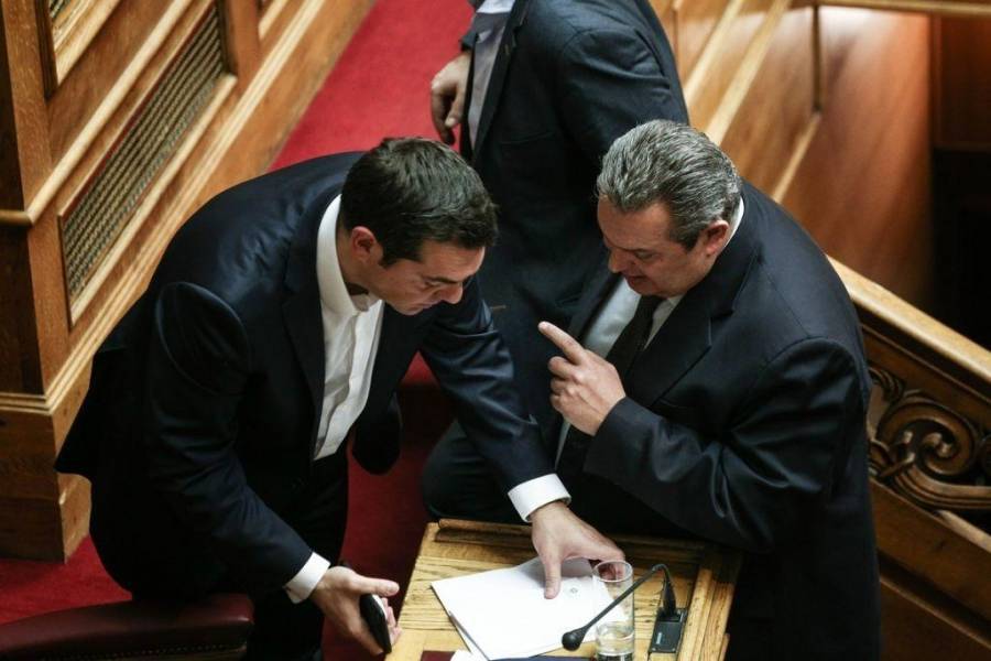 Τσίπρας σε Καμμένο: Δεν θα δειλιάσω, μπροστά στο ρίσκο