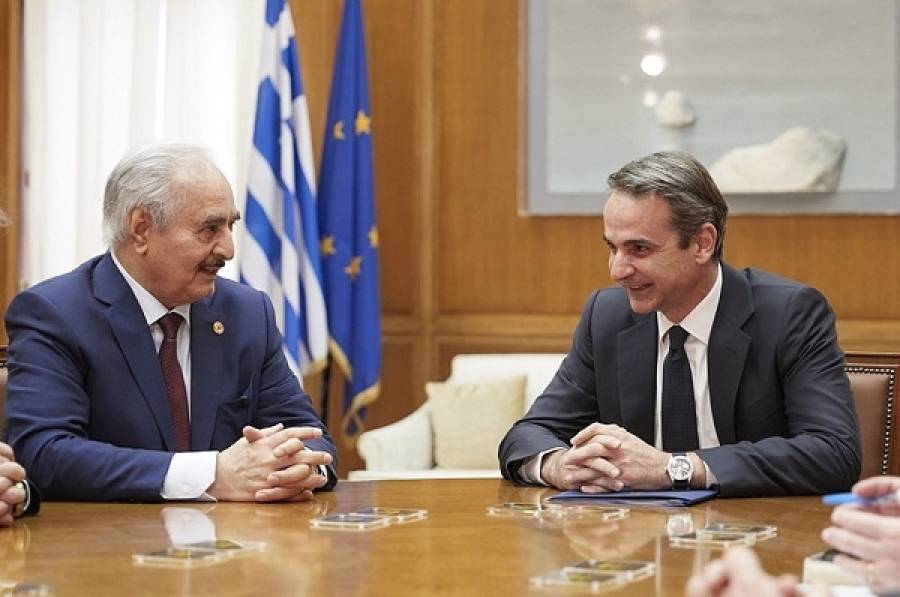 Ευχαριστήριο μήνυμα Χαφτάρ σε Μητσοτάκη-Δένδια