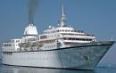 Το κρουαζιερόπλοιο Aegean Odyssey καταπλέει στο λιμάνι της Θεσσαλονίκης