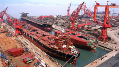 Κινέζικα ναυπηγεία επαναλειτουργούν λόγω του τεράστιου βιβλίου παραγγελιών