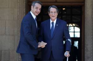 Τηλεφωνική επικοινωνία Mητσοτάκη- Αναστασιάδη