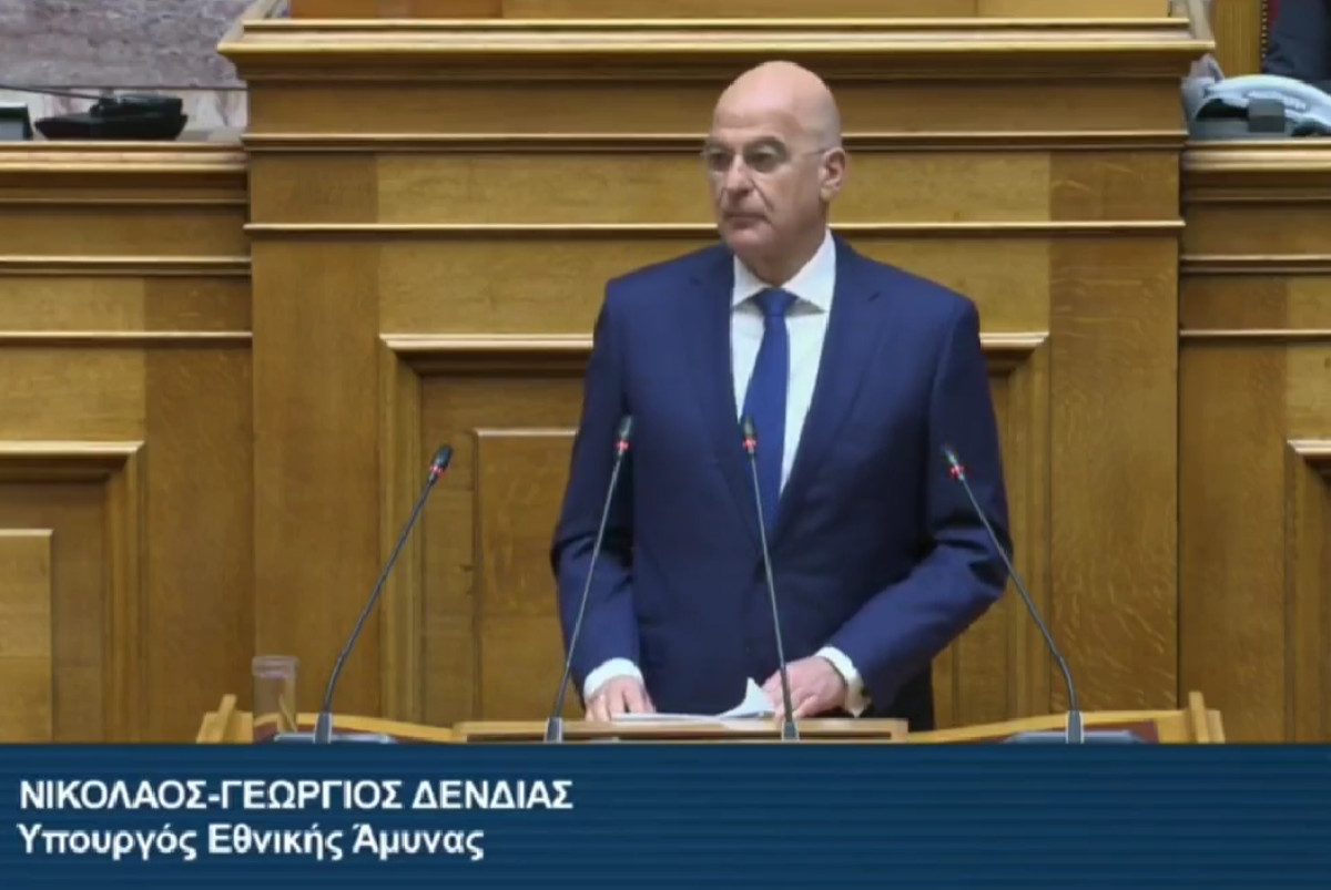 Δένδιας: Πολιτικά εσφαλμένη και θεσμικά επικίνδυνη η πρόταση δυσπιστίας