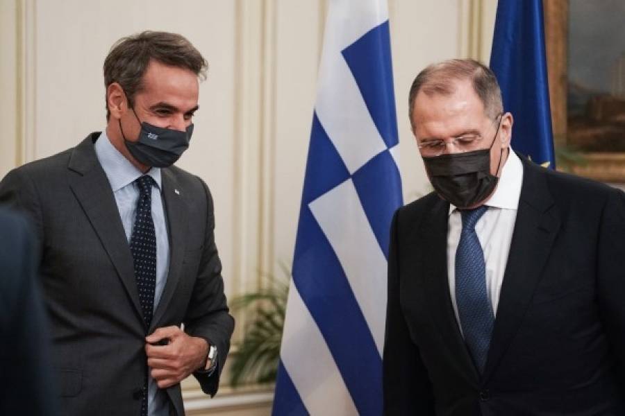 Λαβρόφ: Προτροπή διαλόγου στα ελληνοτουρκικά-Μητσοτάκης: Πρόσκληση στον Πούτιν