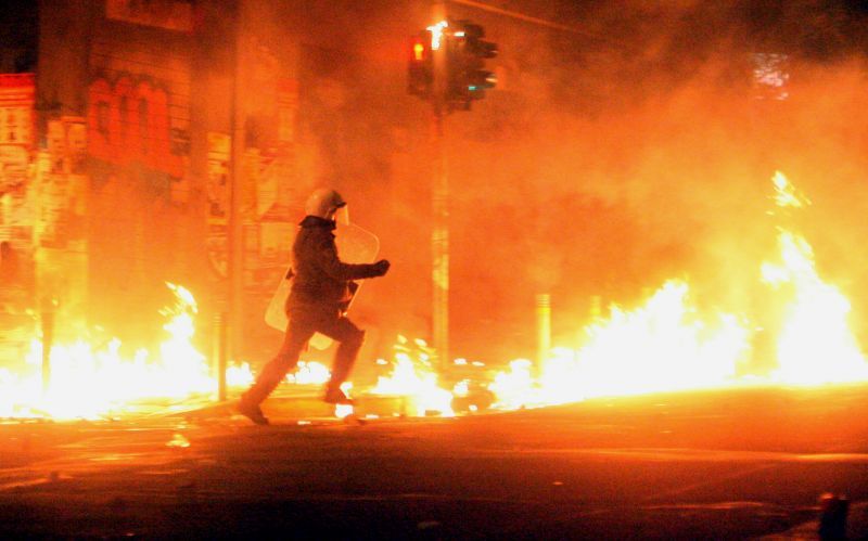 Πεδίο μάχης το κέντρο της Αθήνας
