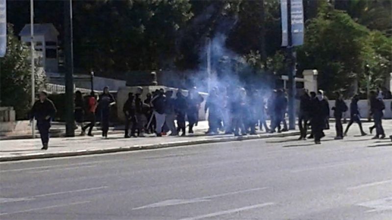 Μικροεπεισόδια και μολότοφ στο μαθητικό συλλαλητήριο