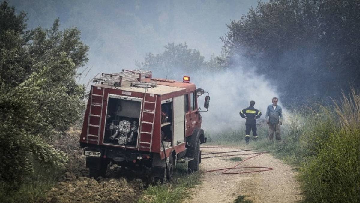 Οριοθετήθηκε η πυρκαγιά στη Χαλκιδική