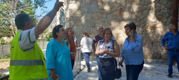 Αυτοψία της Λίνας Μενδώνη στα έργα στο Τατόι