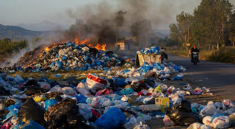 Πυρκαγιά σε ανενεργό χώρο εναπόθεσης απορριμμάτων στην Αλεξανδρούπολη