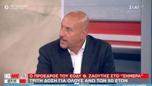 Ζαούτης: Προτεραιότητα η αύξηση των εμβολιασμών - Υπάρχουν περιθώρια