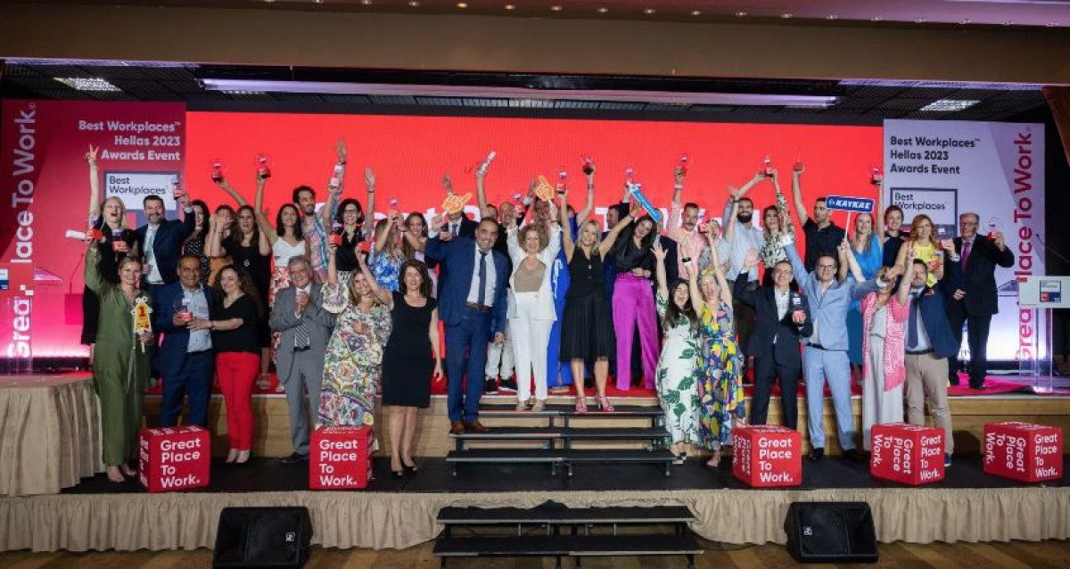Βραβεύθηκαν οι επιχειρήσεις με το Καλύτερο Εργασιακό Περιβάλλον στην Ελλάδα