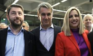 Φώφη Γεννηματά: Συντετριμμένοι την αποχαιρετούν οι υποψήφιοι αρχηγοί του ΚΙΝΑΛ