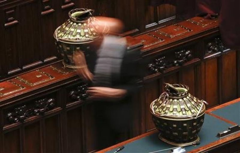 Ιταλία: Αποτυχημένη και η δεύτερη ψηφοφορία για την εκλογή Προέδρου
