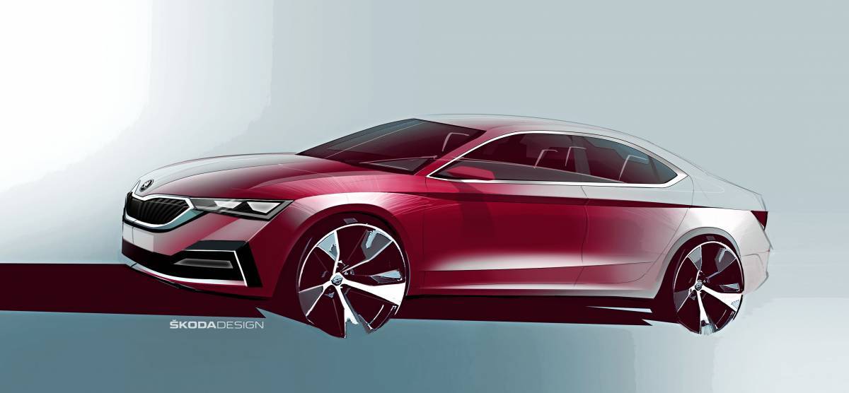 Αποκαλύφθηκε μέσω σκίτσων η νέα Skoda Octavia