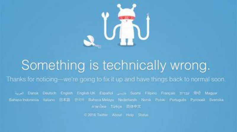 "Έπεσε" το Twitter παγκοσμίως!