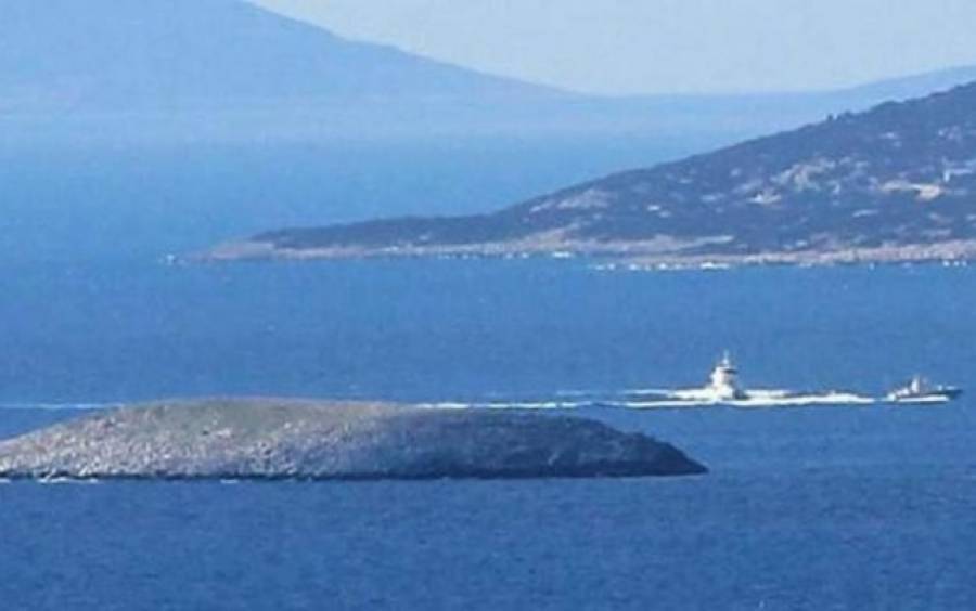 Η τουρκική ακτοφυλακή παρενόχλησε Έλληνες ψαράδες στα Ίμια