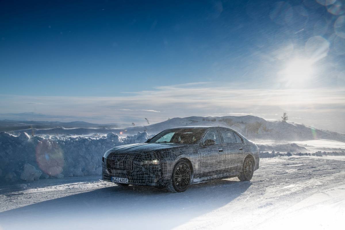 Η BMW i7 υποβάλλεται σε δοκιμές δυναμικής οδήγησης στον Αρκτικό Κύκλο