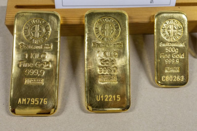 Αύξηση των ελβετικών εξαγωγών χρυσού προς Κίνα και Ινδία