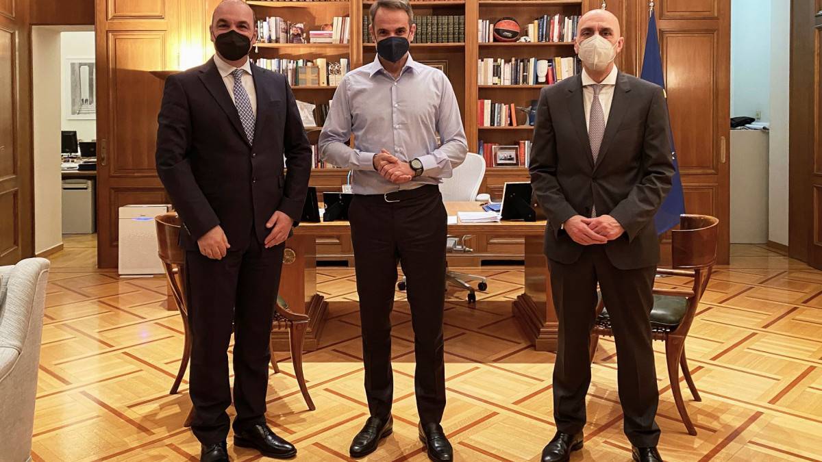 Με Μασούτη και Μπρατάκο συναντήθηκε ο Μητσοτάκης