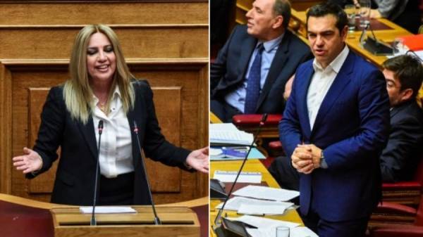 «Φαγώθηκαν» στη Βουλή Τσίπρας-Γεννηματά