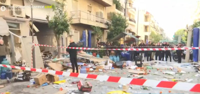 Αιγάλεω: Έκρηξη σε κατάστημα με φιάλες υγραερίου- Δύο τραυματίες