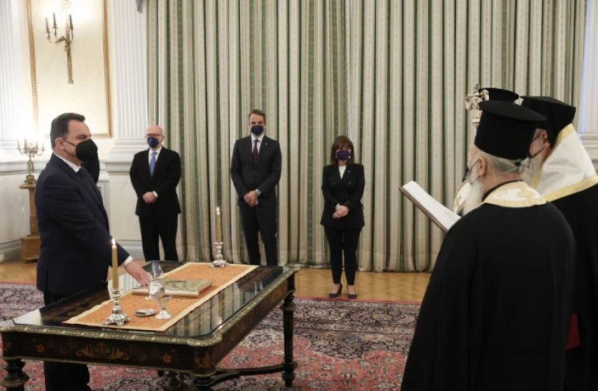 Ορκίστηκε νέος υπουργός Αγροτικής Ανάπτυξης και Τροφίμων ο Γιώργος Γεωργαντάς