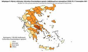 Διασπορά κρουσμάτων: 94 στην Αττική- 31 στη Θεσσαλονίκη