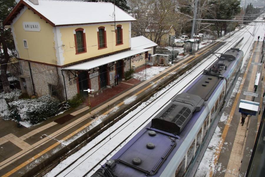 ΤΡΑΙΝΟΣΕ: Αποζημιώσεις 1.000 ευρώ για τη διακοπή των δρομολογίων 24-25/1