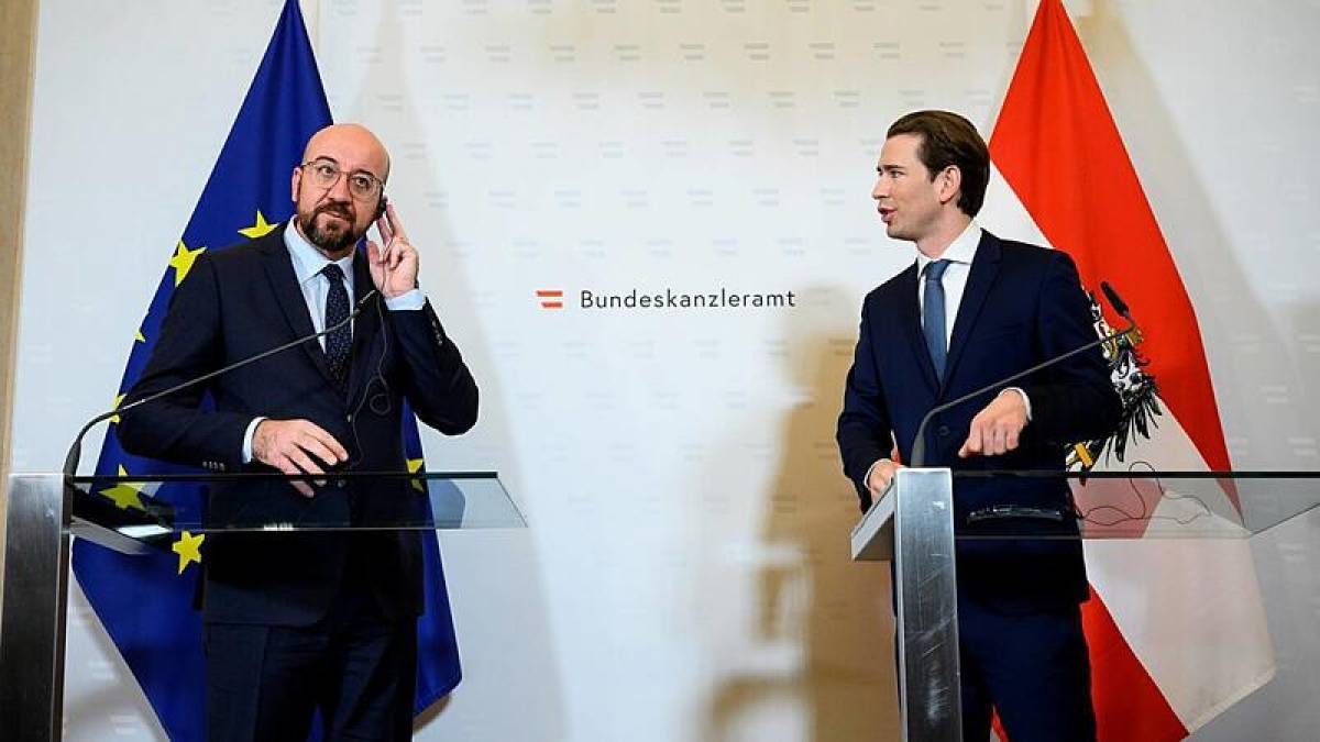 Τρομοκρατική επίθεση στη Βιέννη: Ο Μισέλ στο πλευρό του Κουρτς