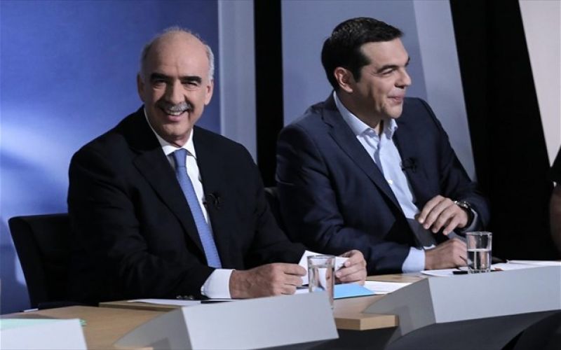 Live η "μονομαχία" Τσίπρα-Μεϊμαράκη