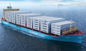 Maersk: Δημοσίευσε εικόνες από το «πράσινο» πλοίο μεθανόλης διπλού καυσίμου