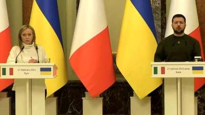 Μελόνι: Πλήρης η στήριξη της Ιταλίας στην Ουκρανία