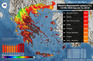Καύσωνας: 44°C έφτασε η θερμοκρασία- Ξεπέρασε τους 42°C στην Αττική