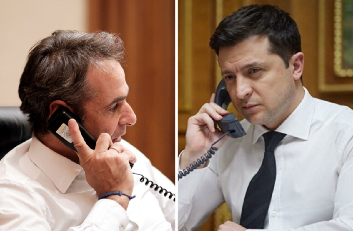 Τηλεφωνική επικοινωνία Μητσοτάκη-Ζελένσκι με φόντο τη Σύνοδο Κορυφής