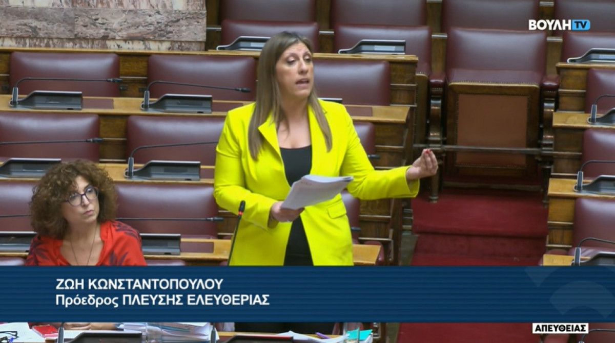 Κωνσταντοπούλου: Ο Μητσοτάκης ηγείται εγκληματικής οργάνωσης – «Ναι» στην πρόταση Εξεταστικής για τον ΟΠΕΚΕΠΕ