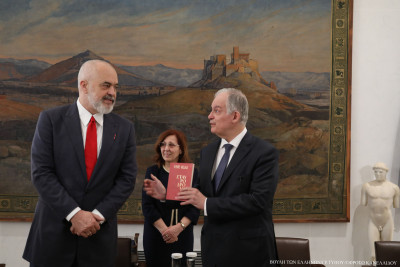 Συνάντηση Τασούλα-Ράμα: Η Ελλάδα υποστηρίζει την ευρωπαϊκή προοπτική της Αλβανίας