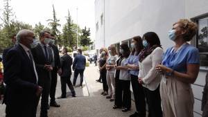 Ο Μητσοτάκης στο ΑΧΕΠΑ με υπόσχεση για ένα νέο ΕΣΥ
