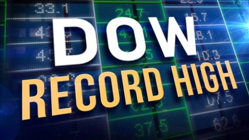 Ιστορικό ρεκόρ με 25.000 μονάδες για τον Dow Jones