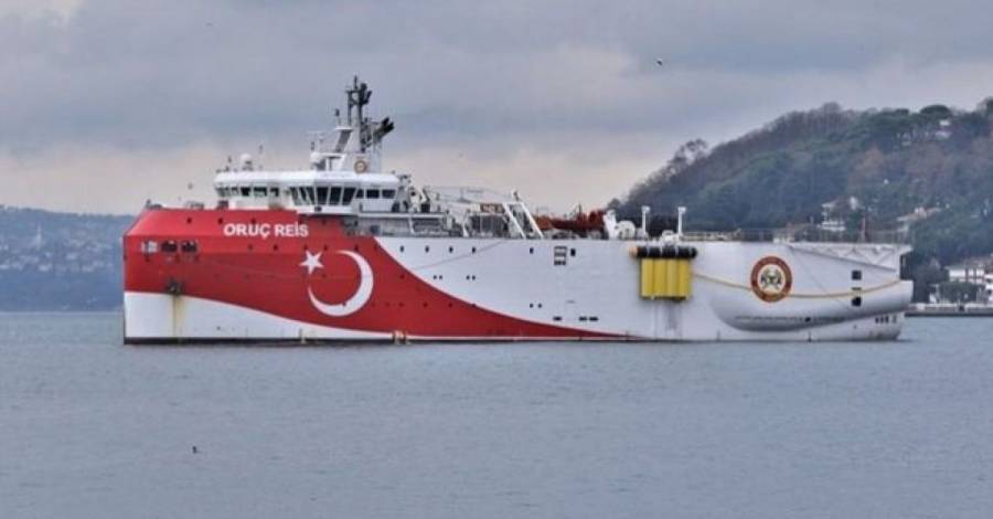 Αναστροφή έκανε το Oruc Reis-Πλώρη για την ελληνική υφαλοκρηπίδα
