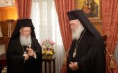 Συνάντηση Βαρθολομαίου-Ιερώνυμου: Η Εκκλησία στο πλευρό του ελληνικού λαού