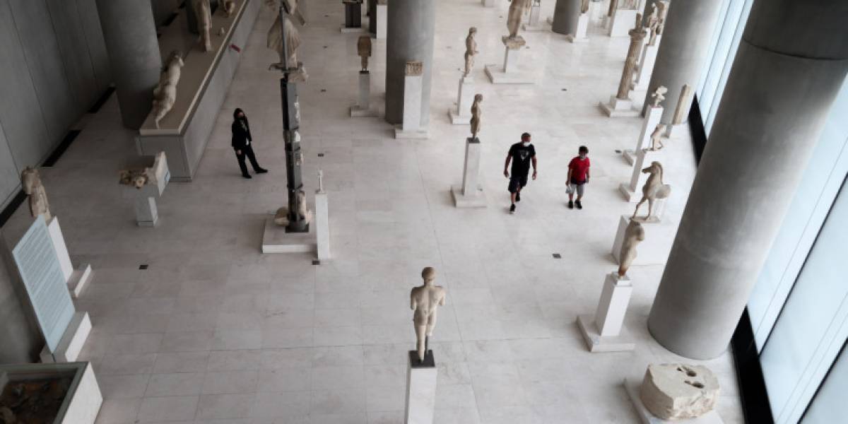 Μειώθηκαν κατά 80,5% οι επισκέπτες στα μουσεία τον Οκτώβριο