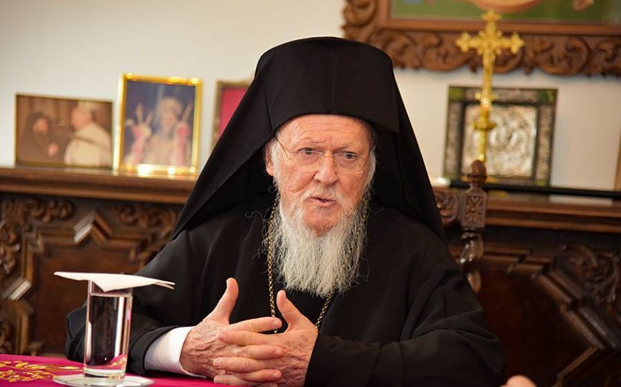 Πατριάρχης Βαρθολομαίος: Ο πόλεμος δεν λύνει τα προβλήματα, προσθέτει νέα