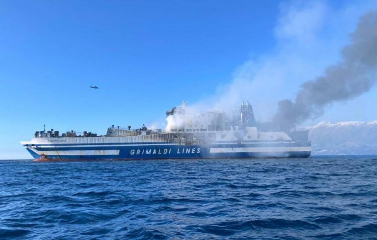 Euroferry Olympia: Εντοπίστηκε απανθρακωμένο πτώμα στο γκαράζ