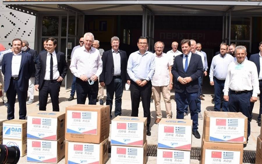 ΟΛΠ: Δωρεά υγειονομικού υλικού σε Δήμους του Δυτικού Τομέα Αθηνών