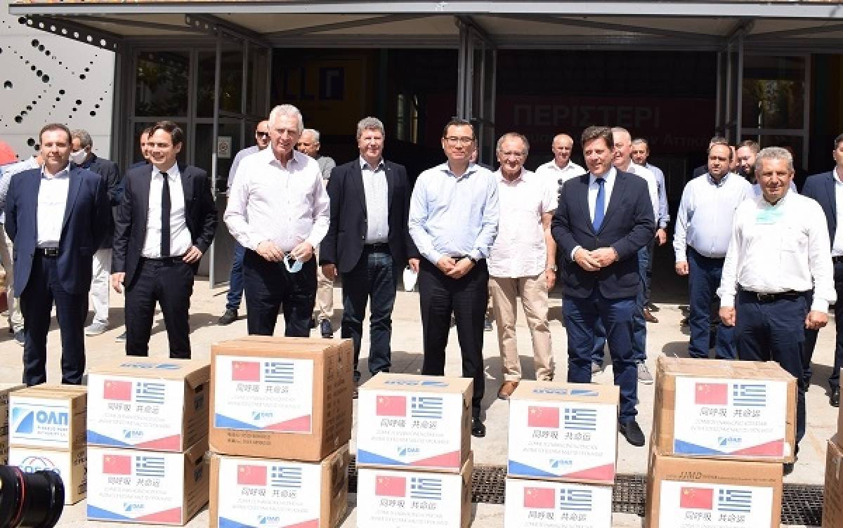 ΟΛΠ: Δωρεά υγειονομικού υλικού σε Δήμους του Δυτικού Τομέα Αθηνών