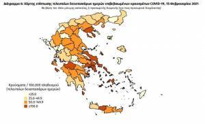 Διασπορά κρουσμάτων: 328 από τα 698 στην Αττική