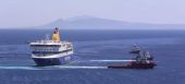 Blue Star Patmos: Ξεκίνησε η ρυμούλκηση με προορισμό το Πέραμα