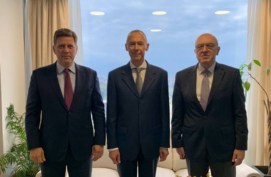 Βαρβιτσιώτης- Φραγκογιάννης: Συνάντηση με τον Πρέσβη της Ρωσίας στην Ελλάδα