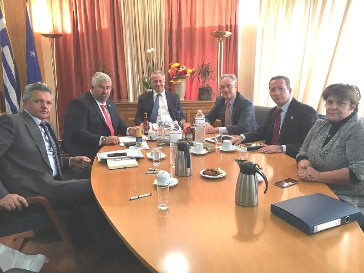 Συνάντηση Βορίδη με μέλη του ΔΣ της ΕΛΛΑ-ΔΙΚΑ ΜΑΣ