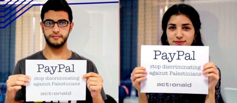To PayPal αρνείται να παρέχει τις υπηρεσίες τoυ στους Παλαιστίνιους
